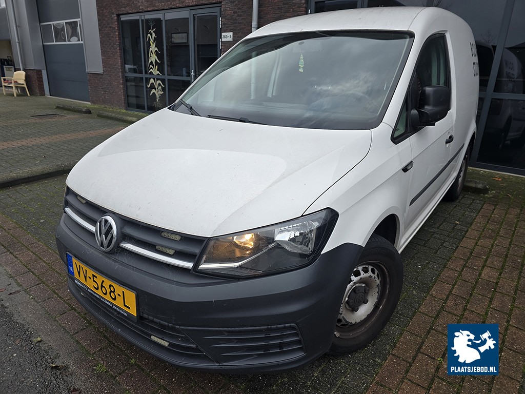 Volkswagen bedrijfswagen, type: Caddy 2.0 Tdi, kenteken: VV-568-L, afgegeven op: 18-4-2016, APK t/m 28-6-2025, Afgelezen kilomterstand: 123.011,